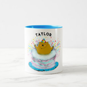 Groundhog Day Birthday Two-Tone Coffee Mug