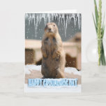 Groundhog Day Card, Happy Groundhog Day Card