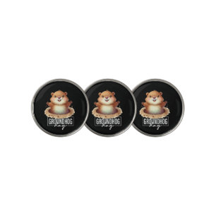 Groundhog Day Celebrate Punxsutawney Golf Ball Marker