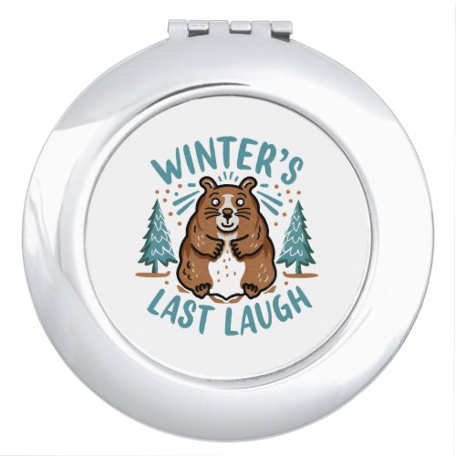 Groundhog Day Compact Mirror