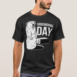 Groundhog Day Costume Meteorology Woodchuck Punsut T-Shirt
