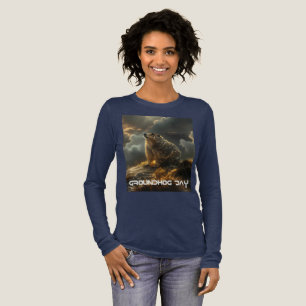 GROUNDHOG DAY - HAPPY GRIUNDHOG DAY Tri-Blend SHIRT