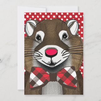 Groundhog Day Holiday Card
