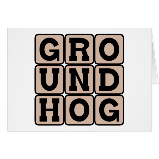Groundhog Day, Holiday Cards (Front Horizontal)