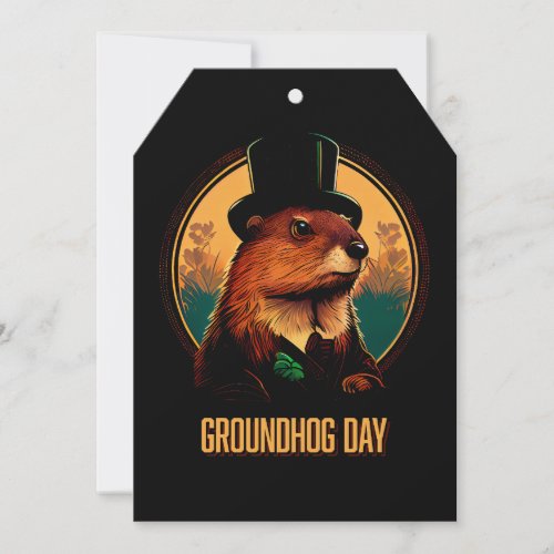 Groundhog Day Invitation