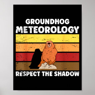 Groundhog Day Meteorology Quote For Meteorologist  Poster