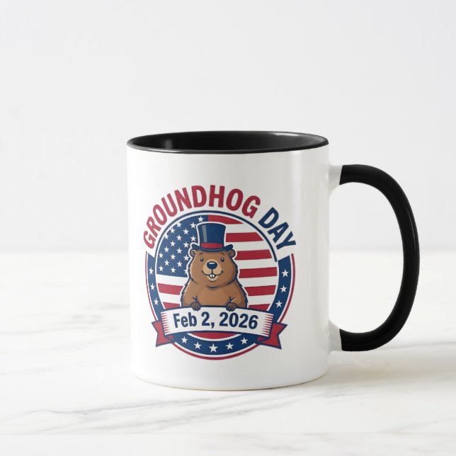Groundhog Day Mug (Right)