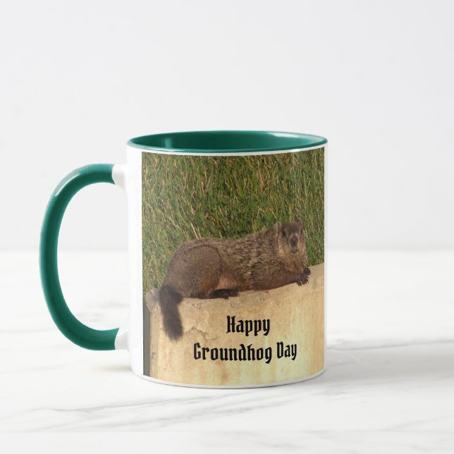 Groundhog Day Mug (Left)
