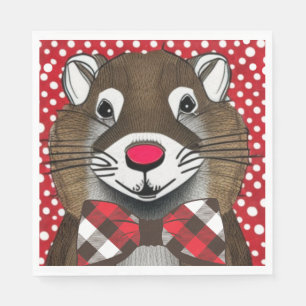 Groundhog Day Napkins