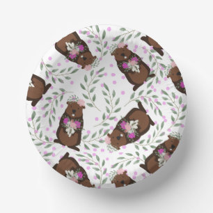 Groundhog Day Paper Bowls