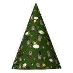 Groundhog Day Pattern Party Hat
