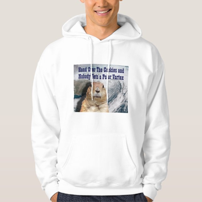 Groundhog Day Polar Vortex Hoodie (Front)