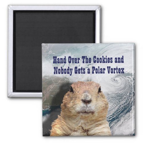 Groundhog Day Polar Vortex Magnet