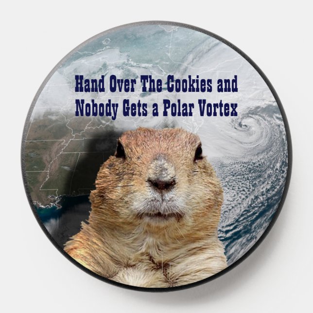 Groundhog Day Polar Vortex PopSocket (Popsocket)