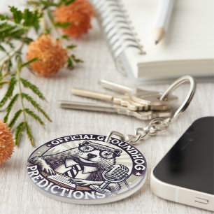 Groundhog Day Predictions - Marmotte Weather Keychain