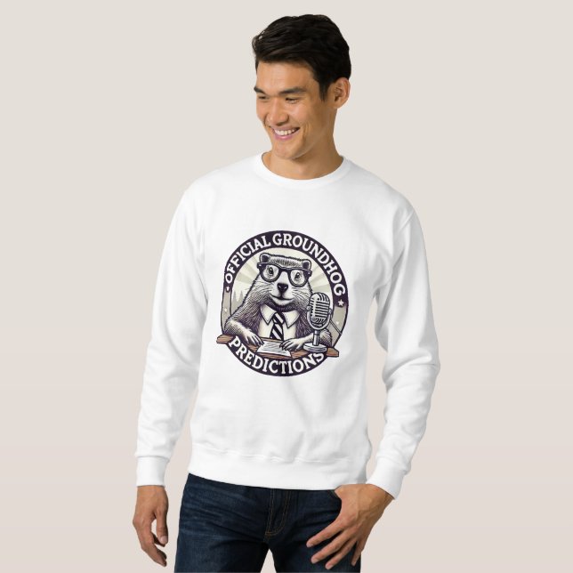 Groundhog Day Predictions - Marmotte Weather Sweatshirt (Front Full)