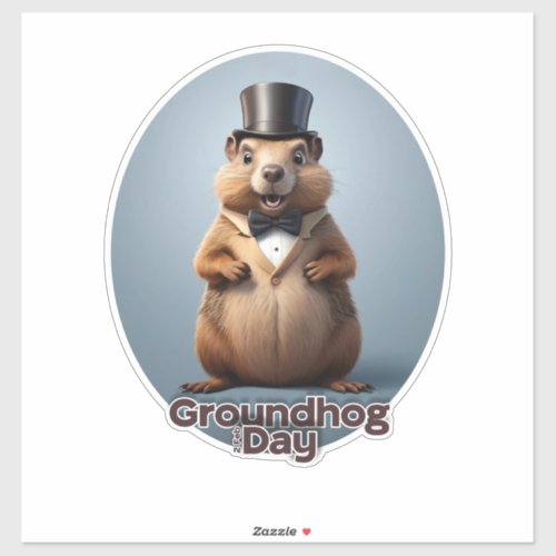 Groundhog Day Sticker Groundhog Day Sticker