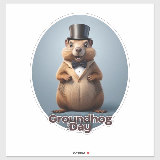 Groundhog Day Sticker (Sheet)