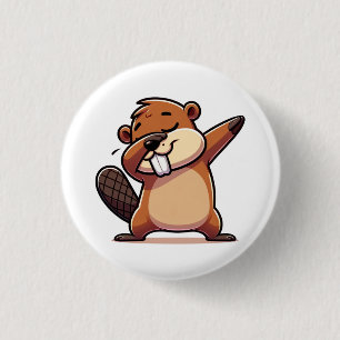 Groundhog day sticker button