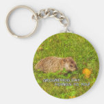 Groundhog Day tidings to you! keychain