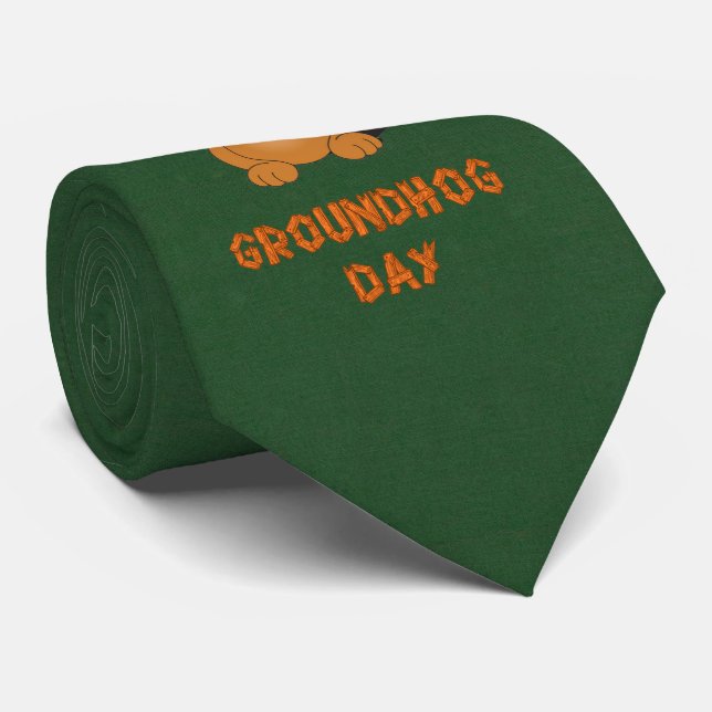 GROUNDHOG DAY TIE (Rolled)