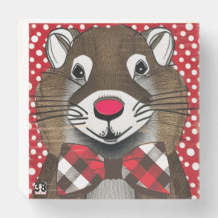 Groundhog Day Wooden Box Sign