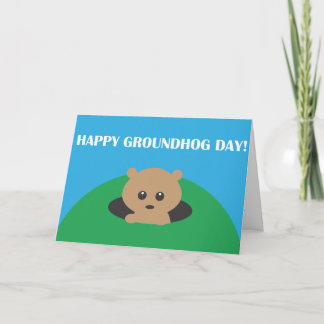 Groundhog Day - Word Scramble Card