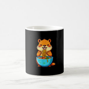 Groundhog Eating Ramen Happy Groundhog Day Coffee Mug