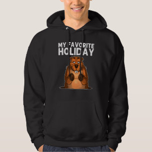Groundhog For Men Women Rodent Groundhog Day 8 Hoodie