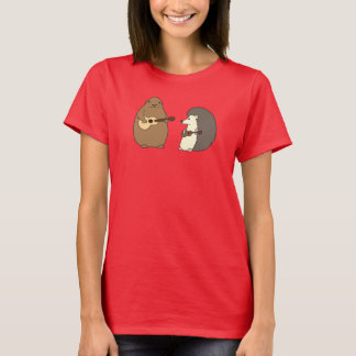 Groundhog, Hedgehog, Ukuleles Tee
