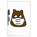 Groundhog in Face Mask Dry Erase Board