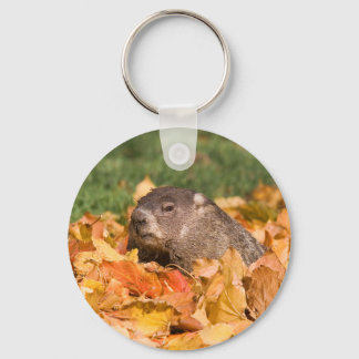 Groundhog Keychain