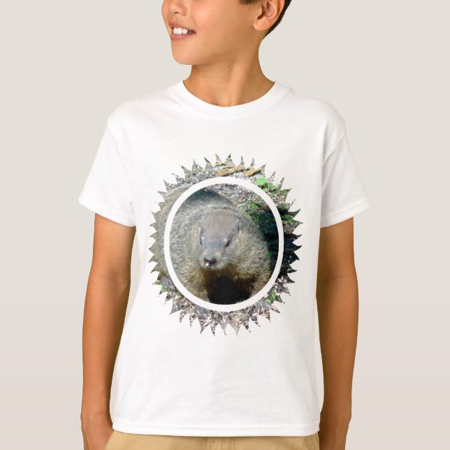 Groundhog Kid's T-Shirt (Front)