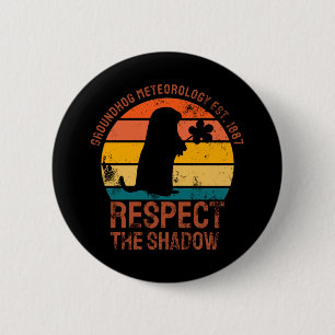 Groundhog Meteorology Est. 1887 Button