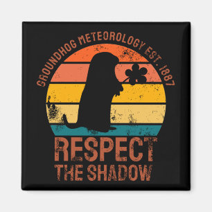 Groundhog Meteorology Est. 1887 Magnet