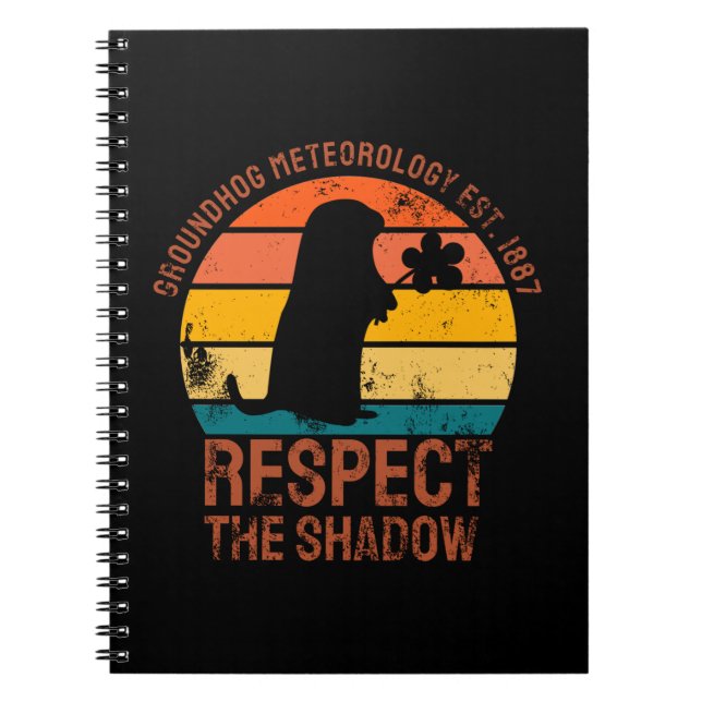 Groundhog Meteorology Est. 1887 Notebook (Front)