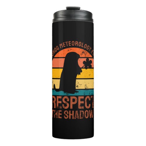 Groundhog Meteorology Est 1887 Thermal Tumbler