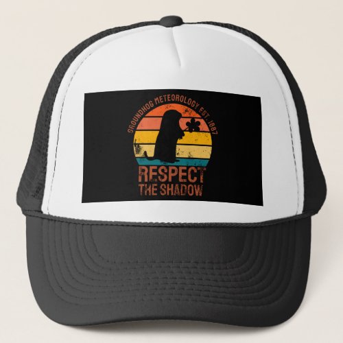 Groundhog Meteorology Est 1887 Trucker Hat