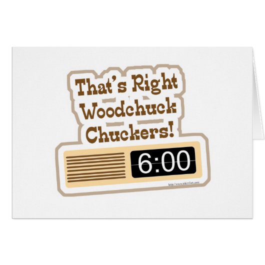 Groundhog Movie Cards (Front Horizontal)