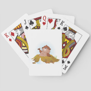 Groundhog Playing Cards