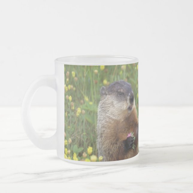 Groundhog Pose Mug (Left)