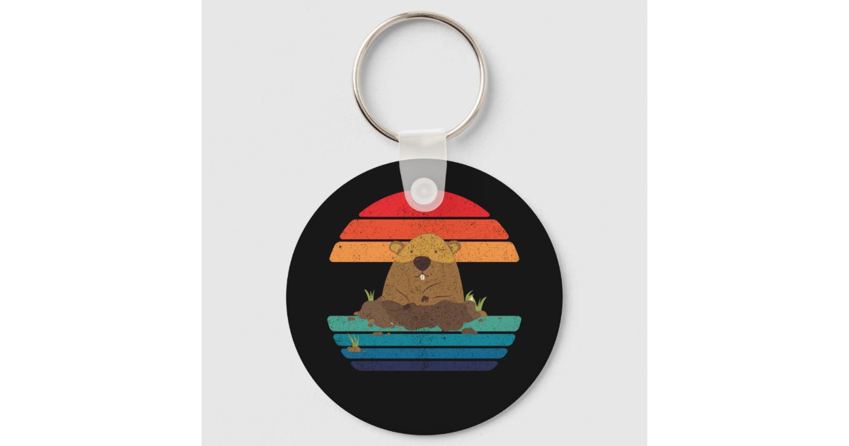 Woodchuck Colorado Key Chain