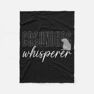 Groundhog Shirt Groundhog Lover Groundhogs _25 Fleece Blanket