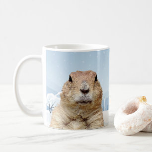 Groundhog Snow Day Coffee Mug