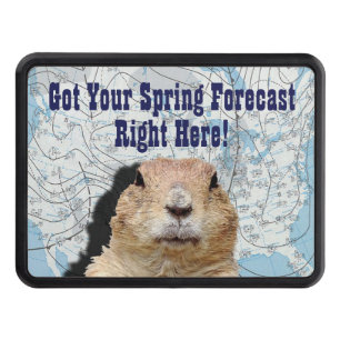 Groundhog Spring Forecast Hitch Cover