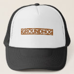 Groundhog Stamp Trucker Hat
