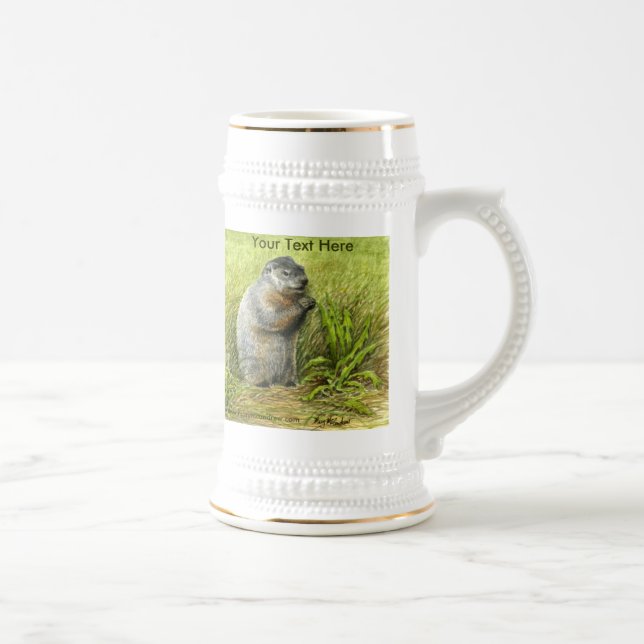 Groundhog Stein (Right)
