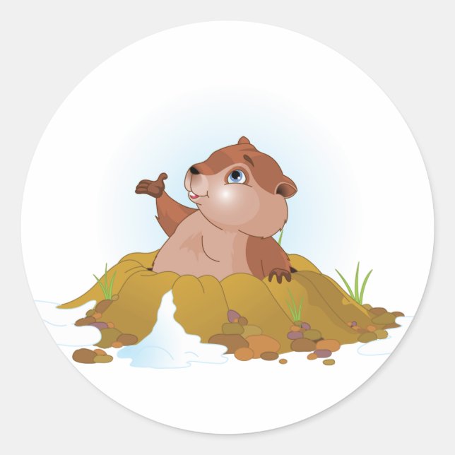 Groundhog Stickers (Front)