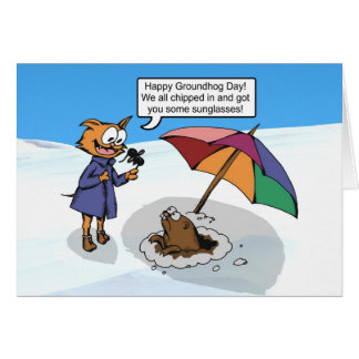 Groundhog Surprise Cards