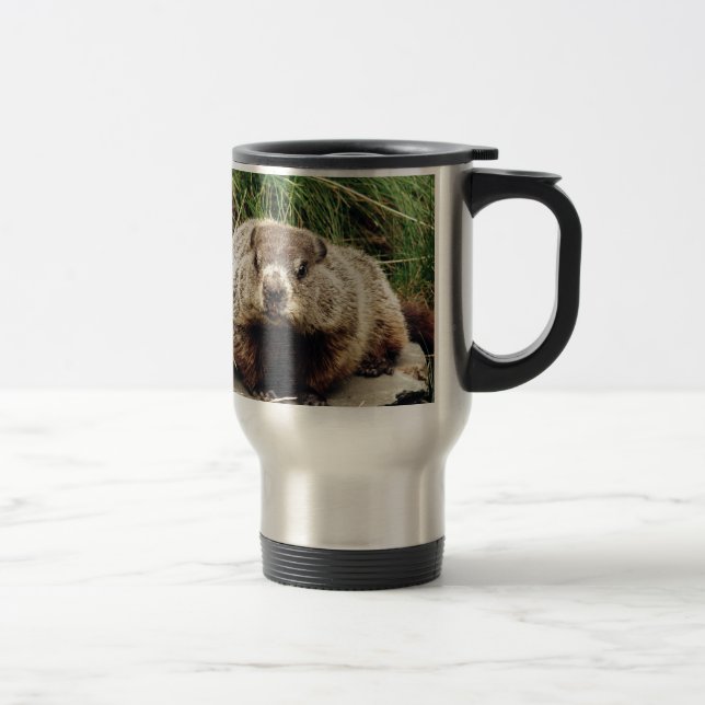 Groundhog Travel Mug (Right)